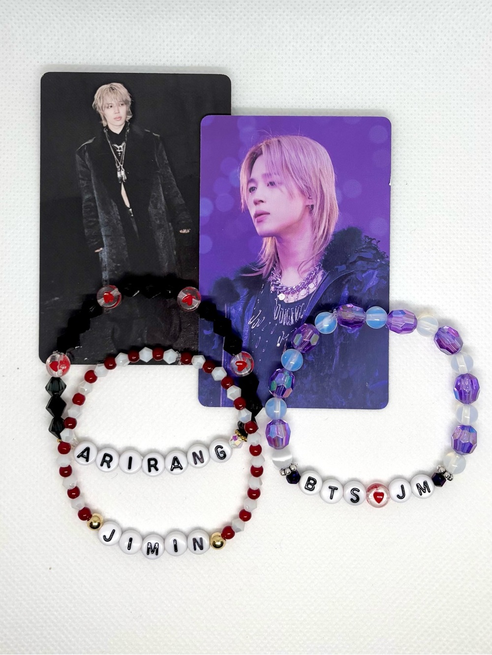 (5pcs) BTS JIMIN BIAS BUNDLE Photocard Bracelet ARIRANG 2026